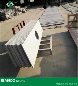 China Cheapest Granite G383 Granite Bathroom Countertops Pearl Flower Granite Bathroom Solid Surface Zhaoyuan Pearl Granite Custom Vanity Tops Bathroom Vanity Tops Engineered Stone Bathroom