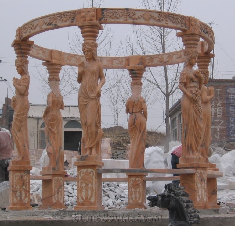 China Granite Stone Temple&Pavilions, Garden/Park Pavilions,Chinese Style Gazebo, Stone Carved Gazebo,Landscping Stones, Exterior& Outdoor Gazebo