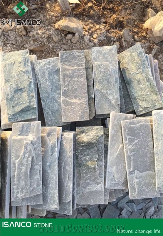China Natural Quartzite Mushroomed Cladding Green Quartzite Mushroom Wall Pink Quartzite Stone Mushroomed Stone Mushroom Stone in Stock Yellow Quartzite Stone Mushroom Wall Cldding for Sale