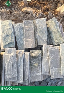 China Natural Quartzite Mushroomed Cladding Green Quartzite Mushroom Wall Pink Quartzite Stone Mushroomed Stone Mushroom Stone in Stock Yellow Quartzite Stone Mushroom Wall Cldding for Sale