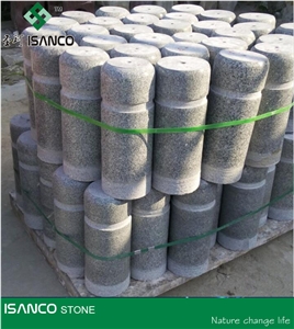 China Polished G603 Granite Parking Curbs Sesame White Granite Parking Barriers Bianco Gamma Granite Parking Stone Padang White Granite Road Stone G3503 Granite Roadblocks Bianco Gordo Granite Cheap