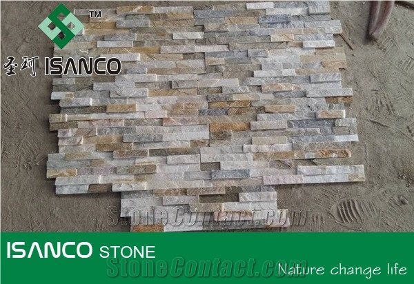 China Rusty Slate Culture Stone/Ledgestone/Multicolor Stone Panel/Wall Panel, China Rusty Brown Slate Cultured Stone, Wall Cladding, Stacked Stone Veneer Clearance, Manufactured Stone Veneer