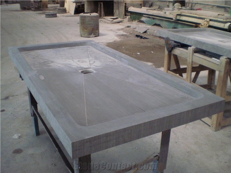Coffee Color Sandstone Shower Tray, Sandstone Shower Pan, Customerized Sandstone Shower Base,Shower Base
