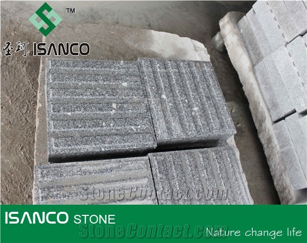 G603 Granite Blind Stone,China Grey Granite Blind Stone Pavers, Shouning Tactile Blind Stone Pavers