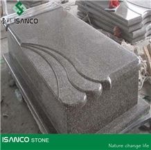 G664 Granite Tombstone Design Luna Pearl Granite Headstone Luoyuan Red Granite Gravestone Black Spots Brown Granite Western Style Monuments Luoyuan Violet Granite Western Style Tombstones Vibrant Rose