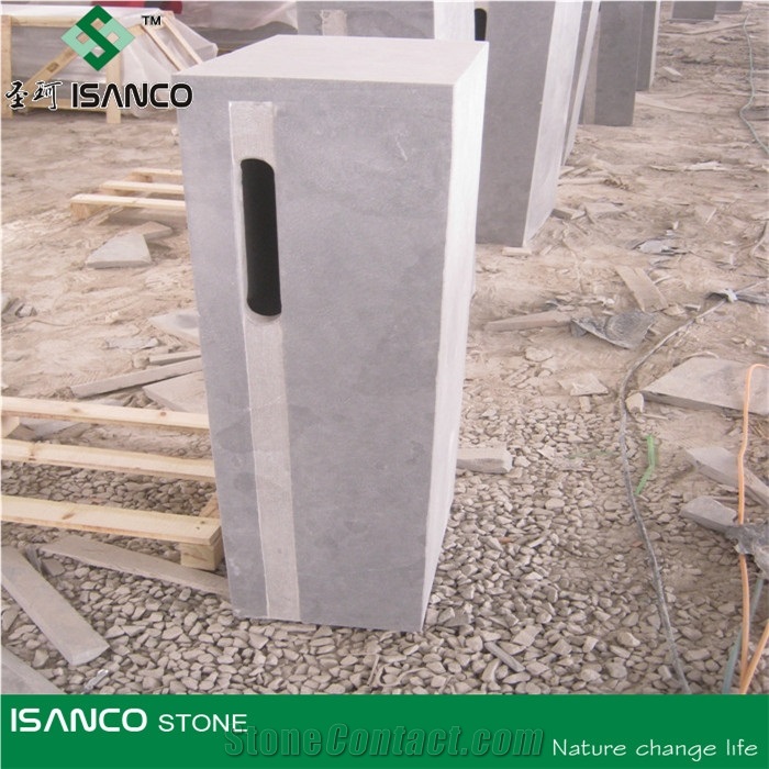 Granite Mailbox , Carving Stone Landscaping Postbox, Granite Letter Box, China Grey Granite Carving Mailbox,Natural Mailbox Stone