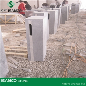 Granite Mailbox , Carving Stone Landscaping Postbox, Granite Letter Box, China Grey Granite Carving Mailbox,Natural Mailbox Stone