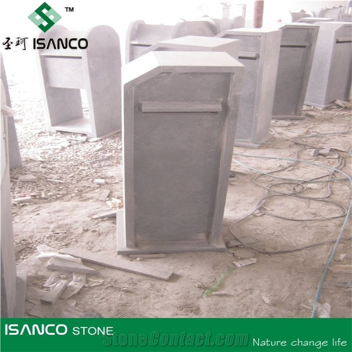 Granite Mailbox Lettter Boxes, Grey Granite Lettter Boxes, Grey Granite Mailbox,China Grey Granite Stone Carving Mailbox Design