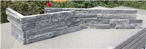 Gray Fantacy Granite Cultured Stone,Grey Ledge Stonesiding,Stone Wall Veneer Stone,Blue Black Slate Cultural Stone