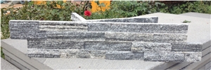 Gray Fantacy Granite Cultured Stone,Grey Ledge Stonesiding,Stone Wall Veneer Stone,Blue Black Slate Cultural Stone