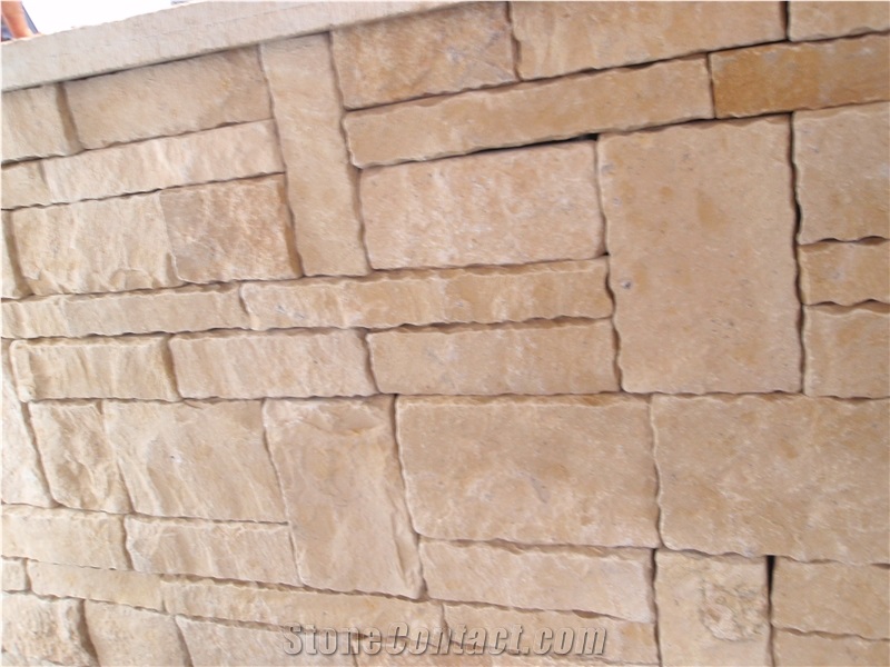 Henan Yellow Limestone for Wall, Yellow Limestone Flooring Tiles and Slabs,Limestone Wall Tiles and Covering