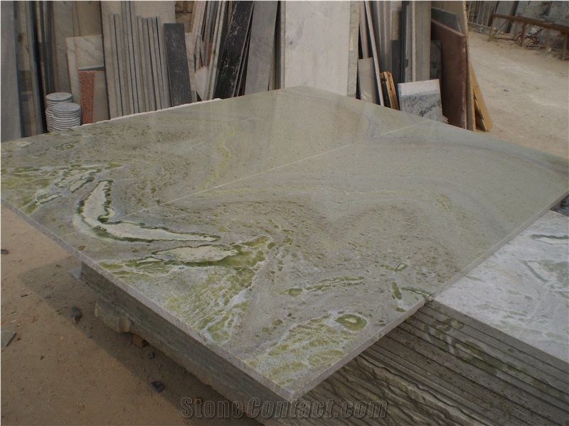 Laiyang Green Marble Tiles & Slabs, China Green Marble Big Slabs,Green Marble Stones