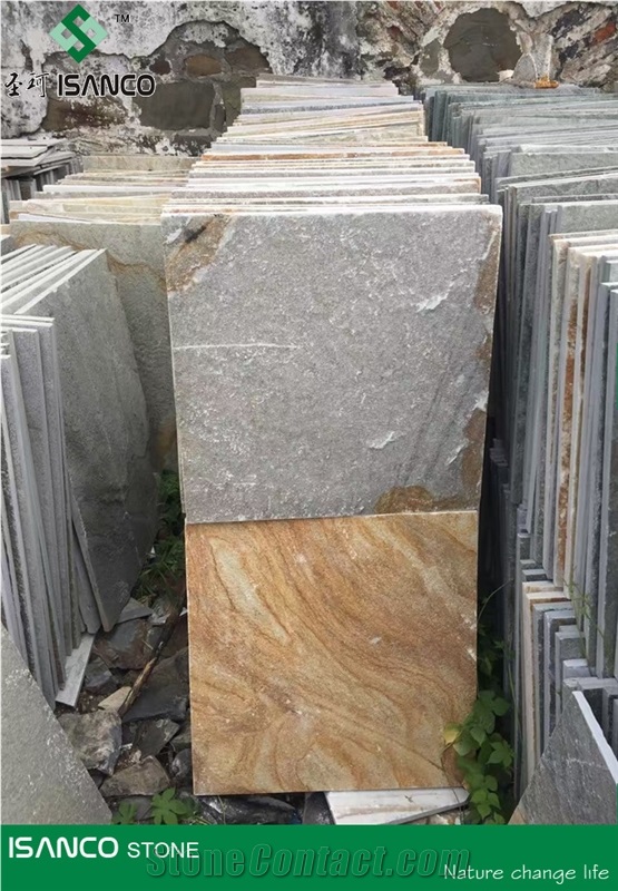 Natural Slate Stone Slate Wall Tiles China Original Slate Slabs with High Quality Split Slate Floor Covering Rough Surface Slate Stone Flooring Slate Wall Covering Slate Pattern