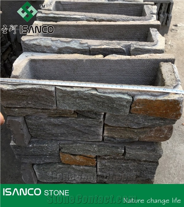 Natural Stone Cultured Stone ,Slate Wall Cladding Tile, Exterior Facade Tile, Facade Wall Tile