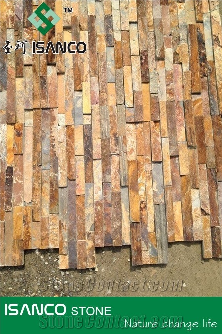 Natural Stone Cultured Stone ,Slate Wall Cladding Tile, Exterior Facade Tile, Facade Wall Tile