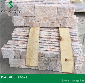 Random Yellow Stone Walling Tiles Bricks Pattern Irregular Stone Building Stones 3d Wall Panels Natural Rusty Slate Wall Stone Building Ornaments