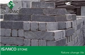 Shandong Blue Stone Cube Stone Tumbled Stone Driveway Paving Stone Antique Blue Stone Paving Sets Exterior Pattern Decorative Blue Stone Walkway Pavers