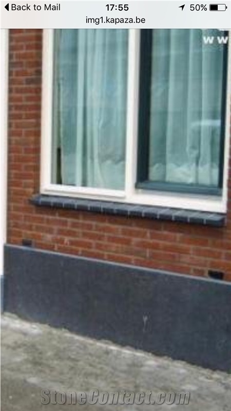 Shandong Blue Stone Pool Coping Tiles Bullnose Bluestone Pool Coping