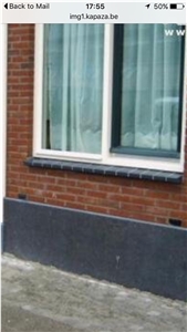 Shandong Blue Stone Pool Coping Tiles Bullnose Bluestone Pool Coping