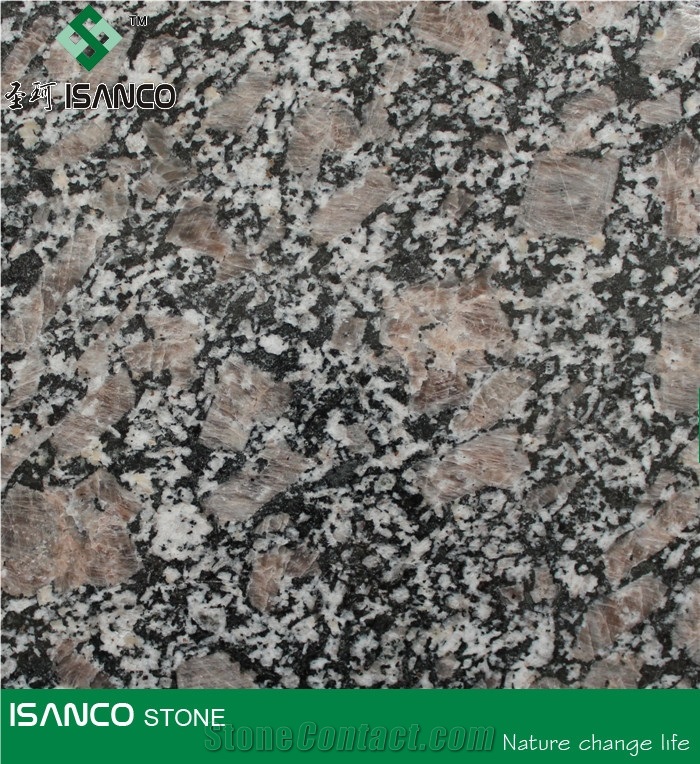 Shandong Brown Granite Table Top Design Pearl Brown Granite Work Tops Solid Surface Table Tops Congo Pearl Granite Reception Desk Big Flower Pearl Flower Granite Reception Counter Right Angle Edges
