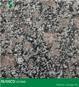 Shandong Brown Granite Table Top Design Pearl Brown Granite Work Tops Solid Surface Table Tops Congo Pearl Granite Reception Desk Big Flower Pearl Flower Granite Reception Counter Right Angle Edges