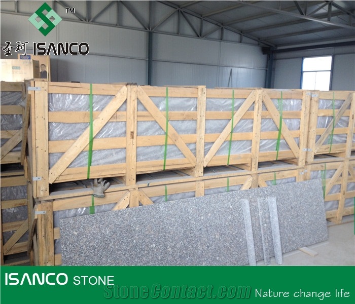 Shandong Brown Granite Table Top Design Pearl Brown Granite Work Tops Solid Surface Table Tops Congo Pearl Granite Reception Desk Big Flower Pearl Flower Granite Reception Counter Right Angle Edges