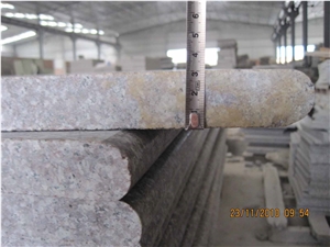 White Granite Types Materials Bath Tops,Vanity Tops,Countertops,Edge Bullnose Polished Under Hole with Splash Bathroom Tops
