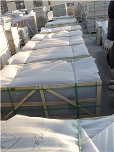 White Granite Types Materials Bath Tops,Vanity Tops,Countertops,Edge Bullnose Polished Under Hole with Splash Bathroom Tops