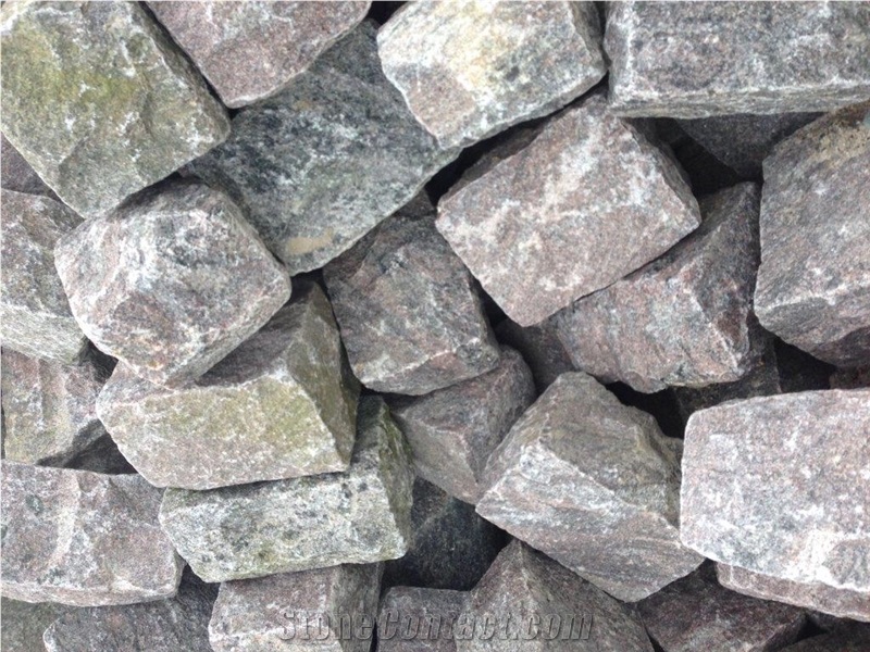 Wholesale Lowes Prices Of Granite Cube Stone& Cobble Stone Cheap Granite Paving Stone Best Granite Cube Stone Prices Garden Stepping Pavements Drivewary Paving Stone