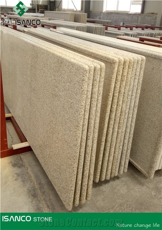 Yellow Granite Table Top Design Gold Yellow Granite Reception Counter G388 Granite Polished Reception Desk with Bullnose Edge Solid Surface Table Tops Of Giallo Cecilia Granite Gold Sesame Granite
