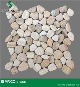 Yellow Sandstone Pebble Mosaic Wood Sandstone Wall Mosaic Wooden Sandstone Mosaic Pattern Tumbled Mosaic Cobble Stone Floor Mosaic for Interior Flooring and Wall Covering Yellow Sandstone Pebble Mosaic Wood Sandstone Wall Mosaic Wooden Sandstone Mosaic Pattern Tumbled Mosaic Cobble Stone Floor Mosaic for Interior Flooring and Wall Covering