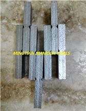 Connected Diamond Segments for Marble Gang Saw