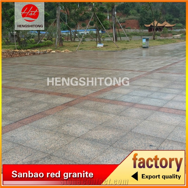 For Sale China Granite Sanbao Red Granite Slabs & Tiles, G563 Red Granite