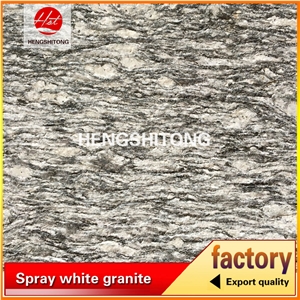 G418 Cut to Size Spray White Granite,Flamed Granite Stone G418 Cut to Size Spray White Granite,Flamed Granite Stone