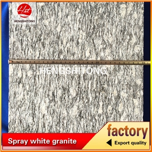 G418 Cut to Size Spray White Granite,Flamed Granite Stone