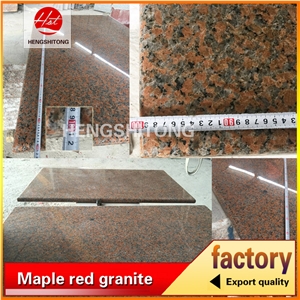 G562 China Maple Red Granite Wall Covering Slabs & Tiles