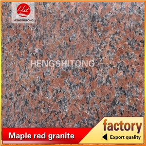 G562 China Maple Red Granite Wall Covering Slabs & Tiles
