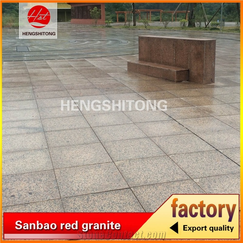 G563 Sanbao Red Granite,  Granite Tiles,  Red Granite Slab