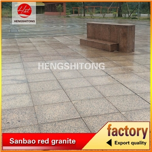 G563 Sanbao Red Granite,  Granite Tiles,  Red Granite Slab
