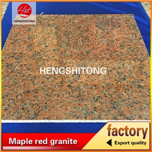 Top Maple Red Granite G562 Stone Garden Table