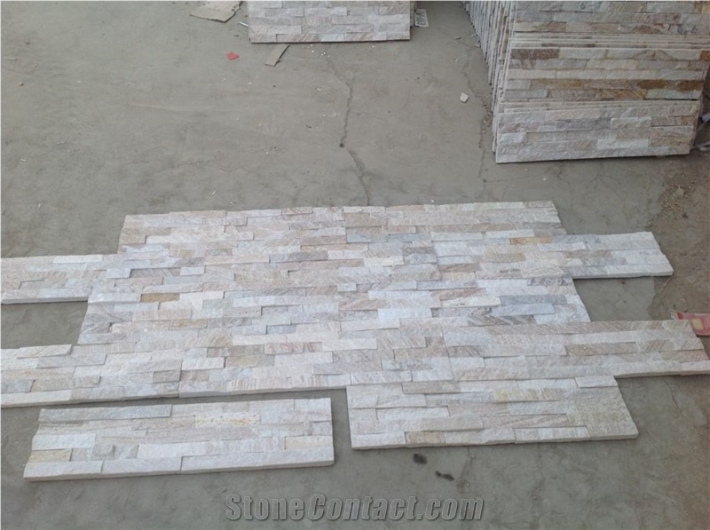 Quartzite Wall Cladding Split Face Culture Stone Wall Decor