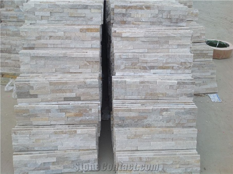 Quartzite Wall Cladding Split Face Culture Stone Wall Decor