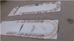 Turkey Rosalia Marble shined Border Decos Lines