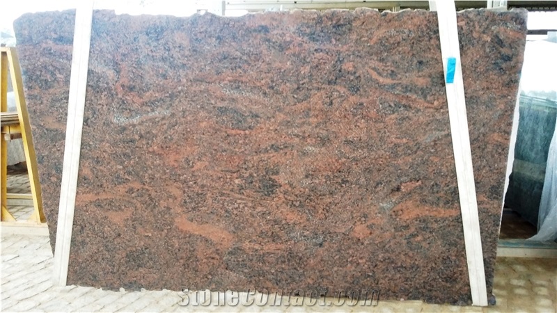 Red Verona, Vermelho Verona, Bordeaux Red Granite Slabs