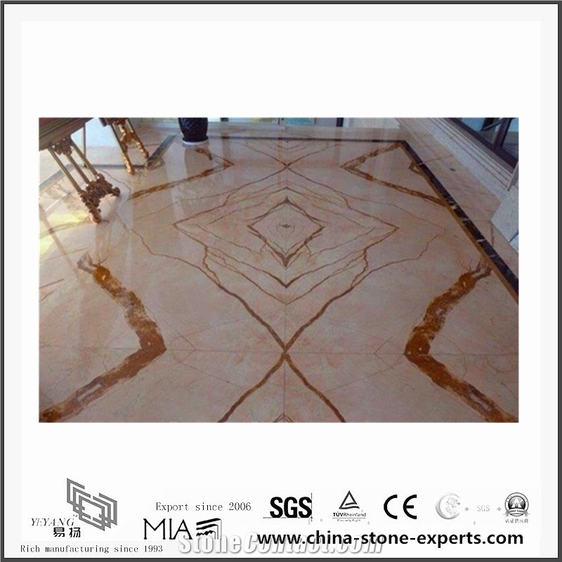 Sofitel Gold Marble Slabs & Tiles, Turkey Beige Marble