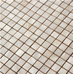White Mother Of Pearl Mounted on Composite Board