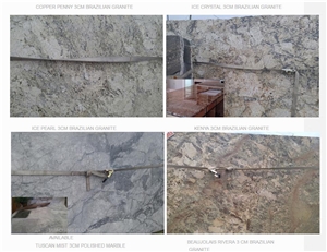 Exotic Brazilian Granite Slabs
