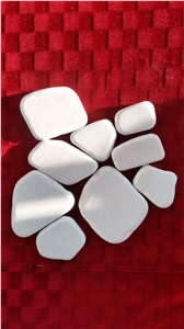 Bianco Sivec Marble Atic Tumbled Pebbles