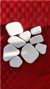 Bianco Sivec Marble Atic Tumbled Pebbles