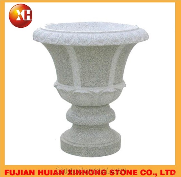 G603 Granite Flower Pots,Artificial Potted Hibiscus Flower Bonsai Plant